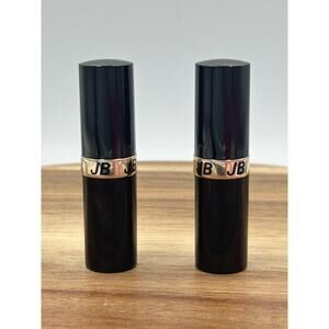 Joe Blasco JB Lipstick Lot 2 Tubes Creamy Satin Finish Nude Brown Pink Tubes New